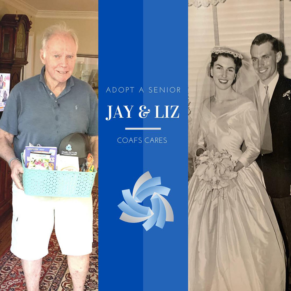 COAFS CARES, Adopt a Senior - Jay and Liz.